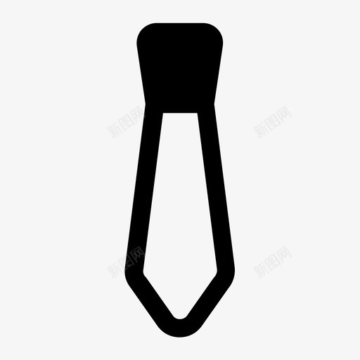 领带图标svg_新图网 https://ixintu.com 领带