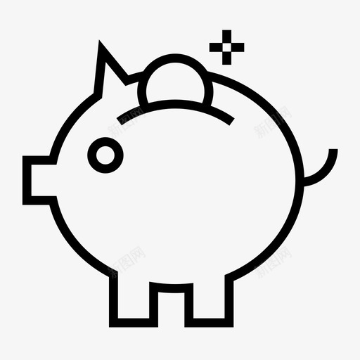 存钱罐储蓄罐储蓄存钱图标svg_新图网 https://ixintu.com 储蓄罐储蓄 存钱 存钱罐 房地产