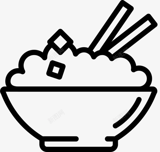 亚洲米饭烹饪饮料图标svg_新图网 https://ixintu.com 亚洲米饭 吃 烹饪 砸图标美食3大纲 饮料