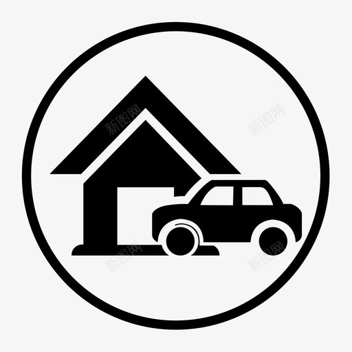 -专车看房-01svg_新图网 https://ixintu.com -专车看房-01