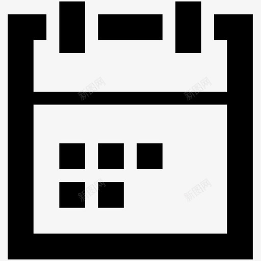 提醒事项日历svg_新图网 https://ixintu.com 提醒事项日历