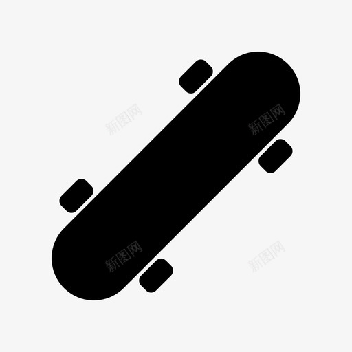 滑板图标svg_新图网 https://ixintu.com 滑板
