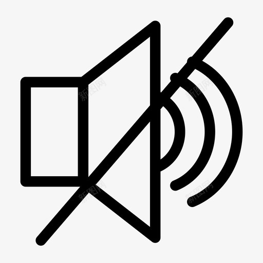 mute1Boldsvg_新图网 https://ixintu.com mute1Bold