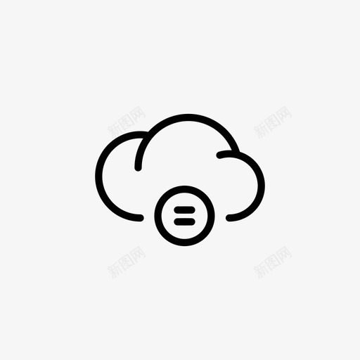 云中的数学运算数量数据图标svg_新图网 https://ixintu.com 云中的数学运算 数学 数据 数据云 数量