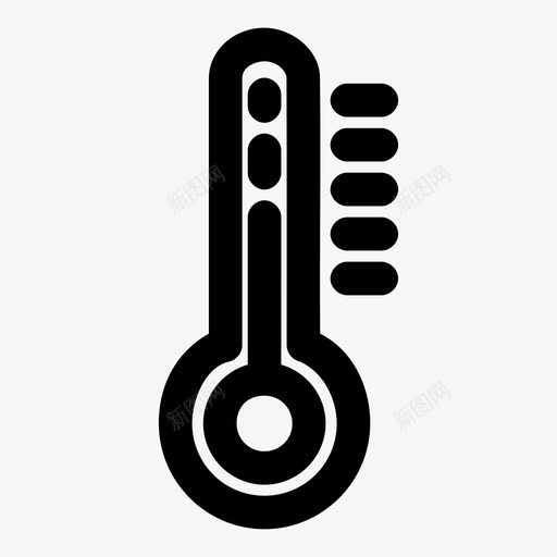 温度计室温工具图标svg_新图网 https://ixintu.com 天气 室温 工具 暖气 温度计
