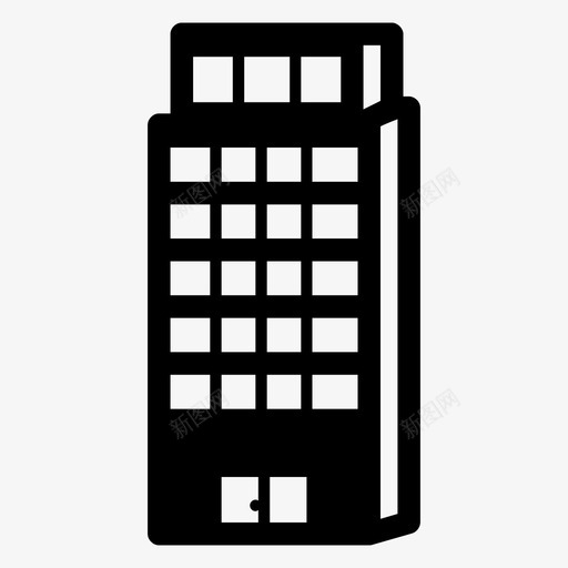 酒店预订酒店建筑图标svg_新图网 https://ixintu.com 房地产 旅游 服务 酒店 酒店建筑 预订