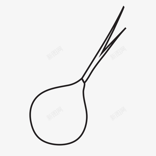 洋葱食物杂货图标svg_新图网 https://ixintu.com 杂货 洋葱 蔬菜 食物