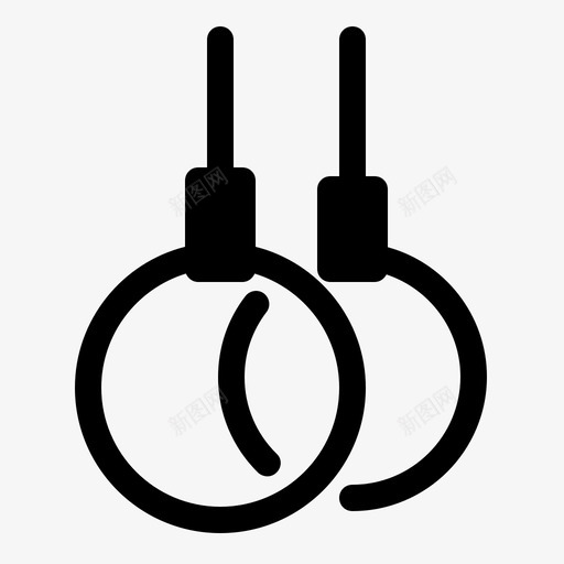体操环体操奥运图标svg_新图网 https://ixintu.com 体操 体操环 体育 奥运