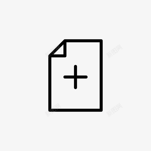 添加文件office应用程序图标svg_新图网 https://ixintu.com office应用程序 添加文件