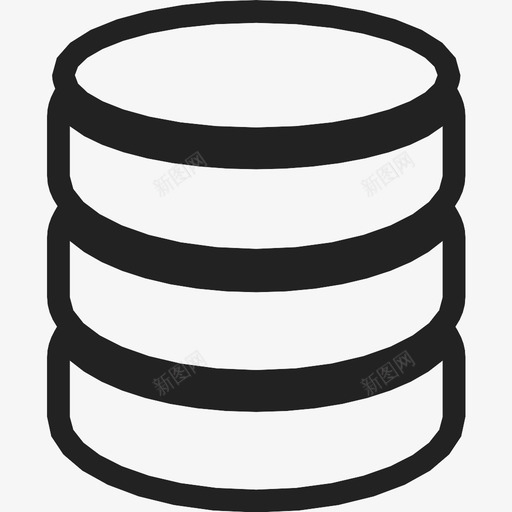 数据库存储表图标svg_新图网 https://ixintu.com 存储 数据库 表
