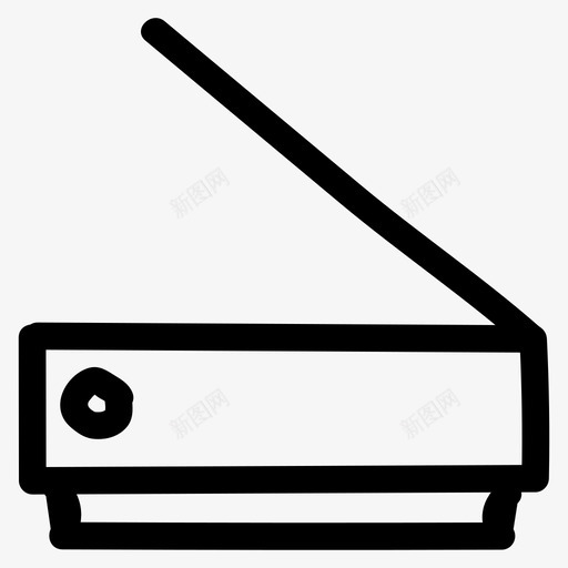 扫描仪机器媒体图标svg_新图网 https://ixintu.com 办公 多媒体 媒体 扫描 扫描仪 机器 计算机硬件手绘