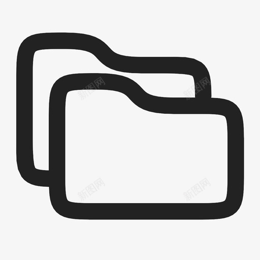文件夹多个文件夹ui图标呈圆形svg_新图网 https://ixintu.com ui图标呈圆形 多个文件夹 文件夹
