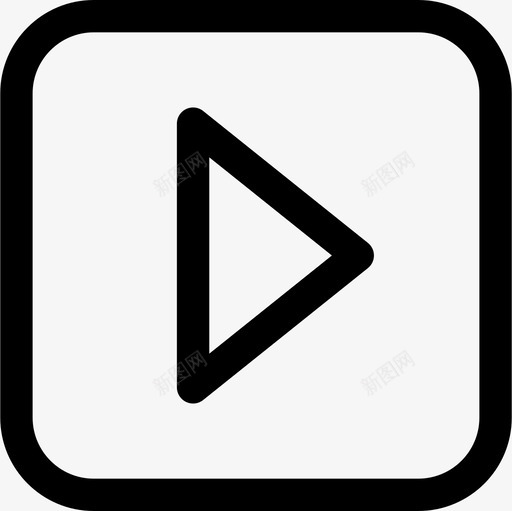 播放按钮界面通用用户界面图标svg_新图网 https://ixintu.com 播放按钮 界面 通用用户界面
