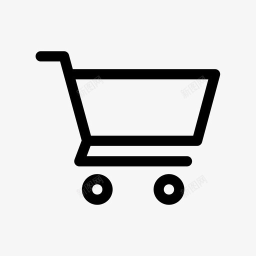 购物车商店手推车图标svg_新图网 https://ixintu.com 商店 学习 手推车 购物车