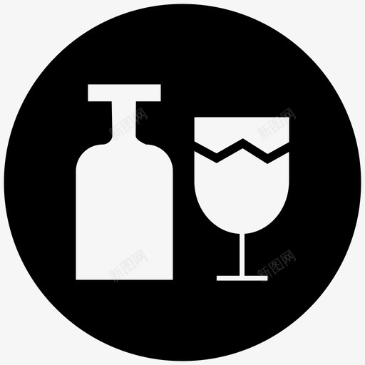 庆典酒类饮料图标svg_新图网 https://ixintu.com 庆典 派对 葡萄酒 酒类 食品和蛋糕 饮料 鸡尾酒