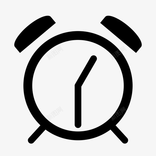 一点半钟小时图标svg_新图网 https://ixintu.com 一点半 七点半 小时 时间 钟 闹钟