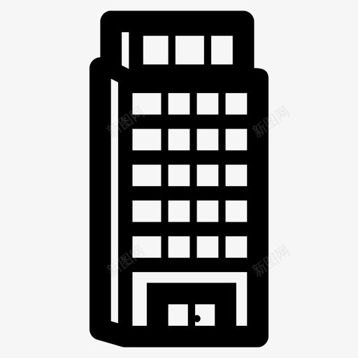 酒店预订酒店建筑图标svg_新图网 https://ixintu.com 房地产 旅游 服务 酒店 酒店建筑 预订