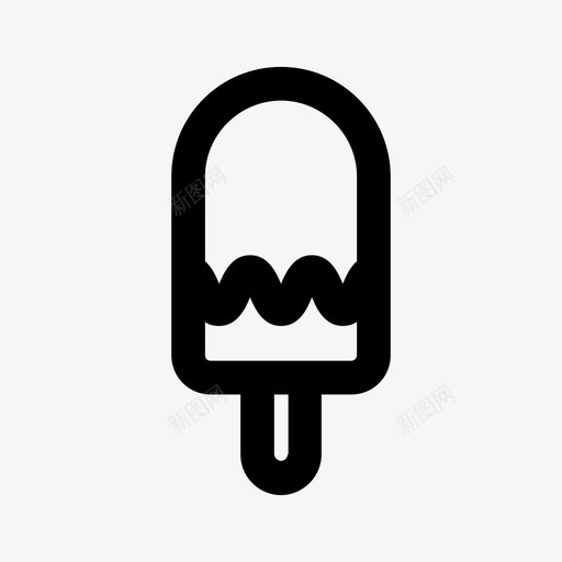 冰棍图标svg_新图网 https://ixintu.com 冰棍