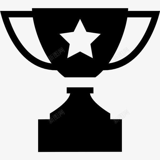 奖杯奖励游戏图标svg_新图网 https://ixintu.com 冠军 国王 奖励 奖杯 游戏