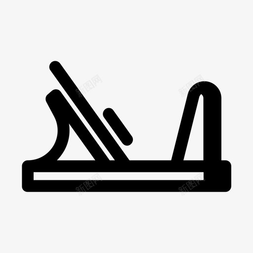 板凳平面建筑家具图标svg_新图网 https://ixintu.com 家具 家居 建筑 建筑最小 手工工具 板凳平面