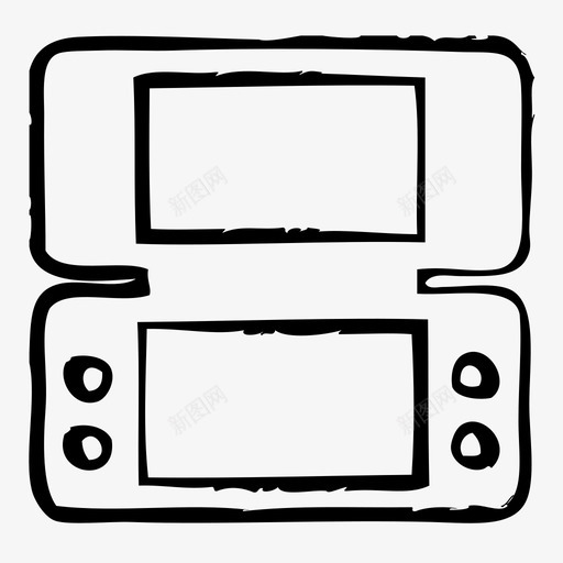 移动游戏设备硬件图标svg_新图网 https://ixintu.com 技术 硬件 移动游戏 草图2 设备