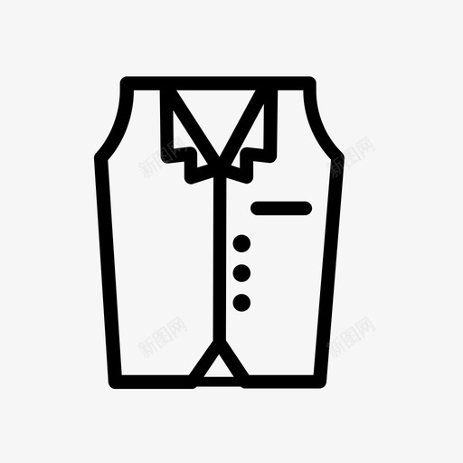 时尚衬衫衣服连衣裙图标svg_新图网 https://ixintu.com 时尚衬衫 服装 正式 男士 衣服 连衣裙