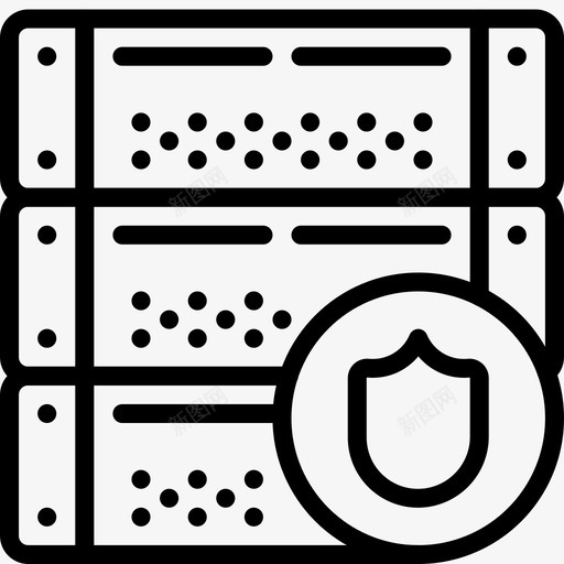 服务器保护计算机办公室图标svg_新图网 https://ixintu.com 办公室 办公设备概述 技术 服务器保护 计算机