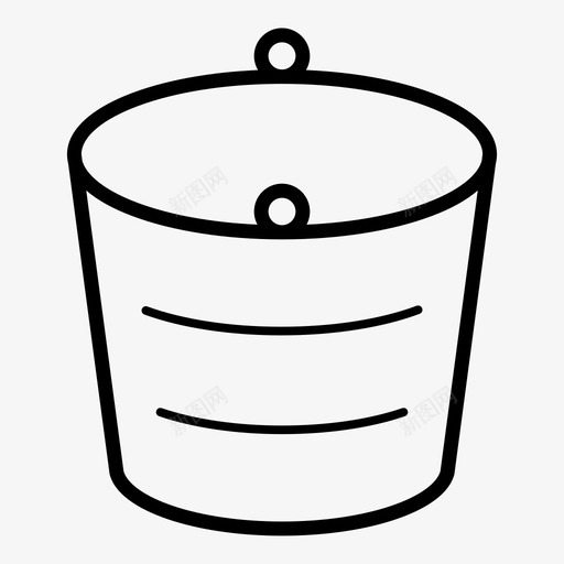水桶颜色油漆图标svg_新图网 https://ixintu.com 水桶 水桶第二卷 油漆 油漆桶 颜色