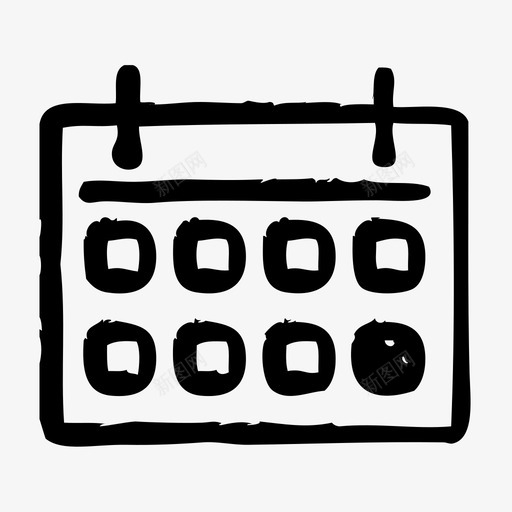 日历代理营销图标svg_新图网 https://ixintu.com 代理 在线 搜索引擎优化 日历 网络 草图2 营销