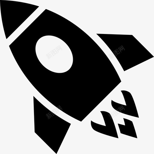 火箭探索导弹图标svg_新图网 https://ixintu.com 宇宙飞船 导弹 探索 火箭 科学 科学和技术雕文图标集