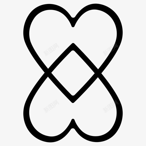 双人心情侣爱情图标svg_新图网 https://ixintu.com 双人心 情侣 海盗 爱情 纹身 航海 贴n戳海盗图标