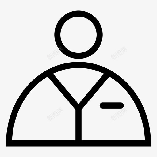 医生头像牙医图标svg_新图网 https://ixintu.com 健康 医生 外科医生 头像 牙医 牙科线图标