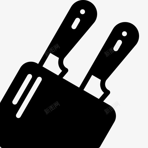 刀架刀片厨房图标svg_新图网 https://ixintu.com 刀架 刀片 厨房 厨房物品 器具