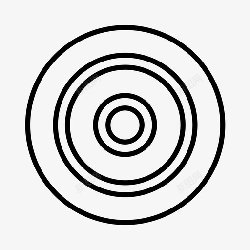靶子射箭运动图标svg_新图网 https://ixintu.com 体育 健身 圆形 奥运 射箭 标靶 运动 靶子