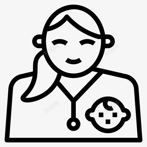 儿科医生儿童护理儿童图标svg_新图网 https://ixintu.com 儿科医生 儿童 儿童护理 医生 婴儿 治疗