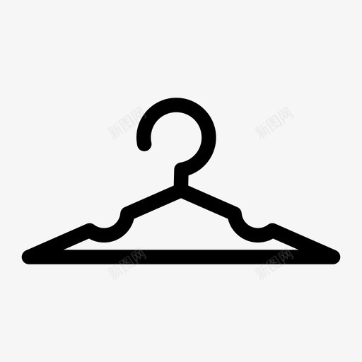 衣架时装皮带架图标svg_新图网 https://ixintu.com 时装 皮带架 衣架