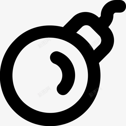 炸弹爆竹炸药图标svg_新图网 https://ixintu.com 炸弹 炸药 烟花 爆炸 爆竹 电子平滑线图标