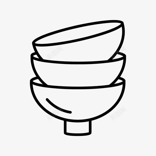 碗晚餐家图标svg_新图网 https://ixintu.com 100icons2017 厨房 家 晚餐 碗