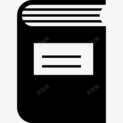 书小册子书签图标svg_新图网 https://ixintu.com 书 书签 图书馆 小册子