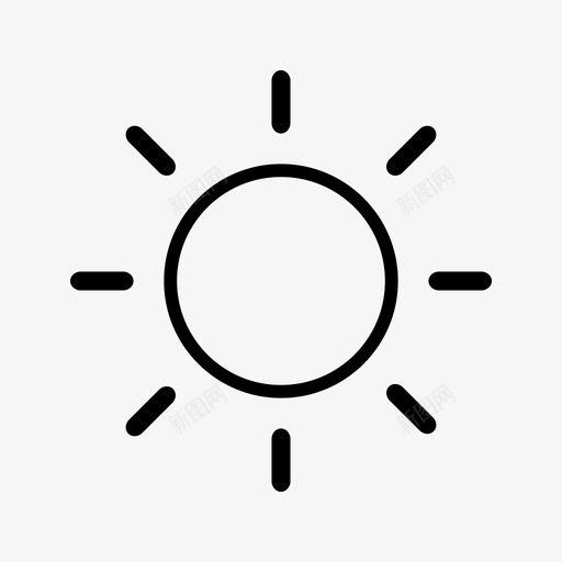光明光辉阳光图标svg_新图网 https://ixintu.com 光明 光辉 阳光