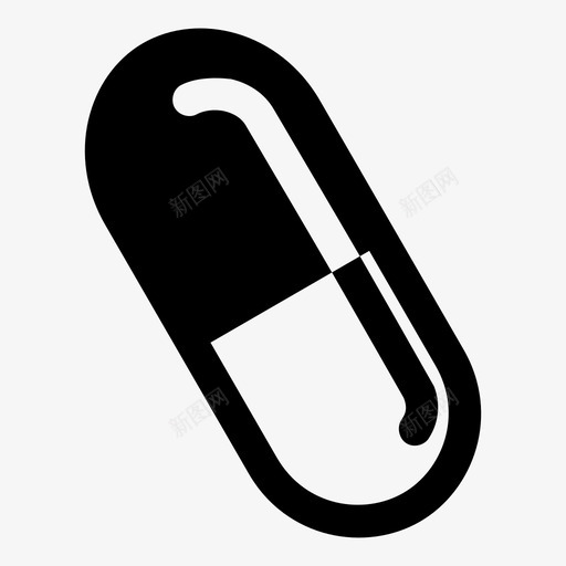 药丸药品医疗用品图标svg_新图网 https://ixintu.com 医疗用品 药丸 药品 药片