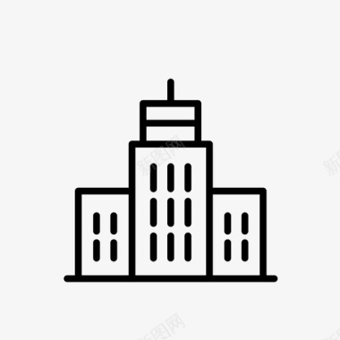 建筑商业城市图标图标