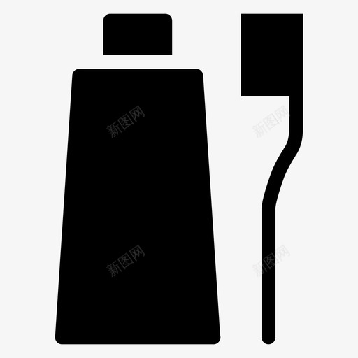 牙刷牙医医疗保健图标svg_新图网 https://ixintu.com 医疗 医疗保健 牙刷 牙医 牙字形图标 牙齿