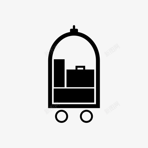 酒店服务员服务图标svg_新图网 https://ixintu.com 服务 服务员 酒店