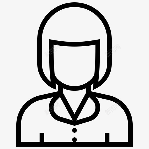 人物头像人物老师图标svg_新图网 https://ixintu.com 人物 人物头像 老师