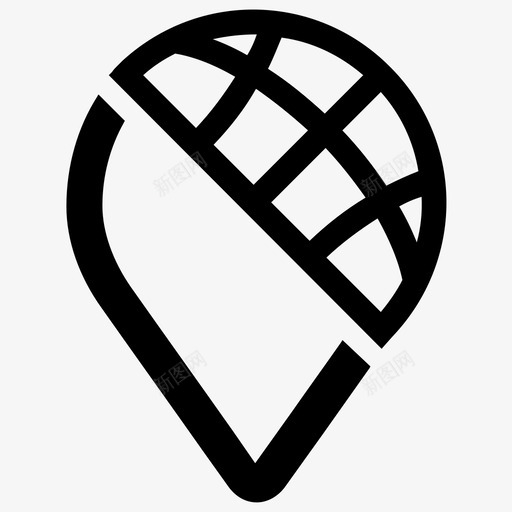 全局位置地图导航图标svg_新图网 https://ixintu.com pin 业务集1 全局位置 地图 导航