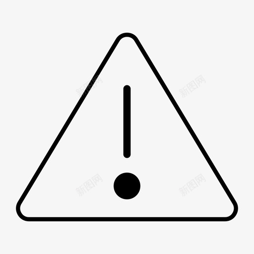 弹框警告svg_新图网 https://ixintu.com 弹框警告 icon-30