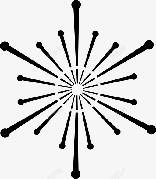 雄蕊美丽花图标svg_新图网 https://ixintu.com 春天 美丽 花 花粉 雄蕊