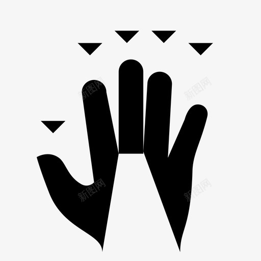 gesture_5f-tap-downsvg_新图网 https://ixintu.com gesture_5f-tap-down