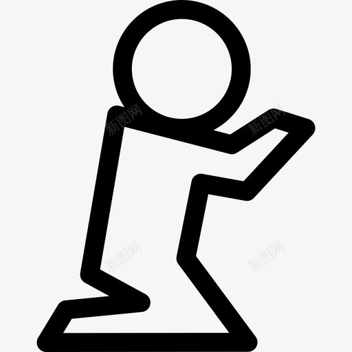 祈祷剪影人们公共场所轮廓图标svg_新图网 https://ixintu.com 人们 公共场所轮廓 祈祷剪影